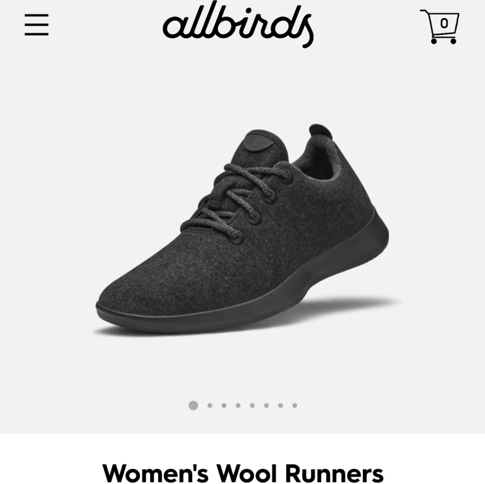 Allbirds Black Wool Runners